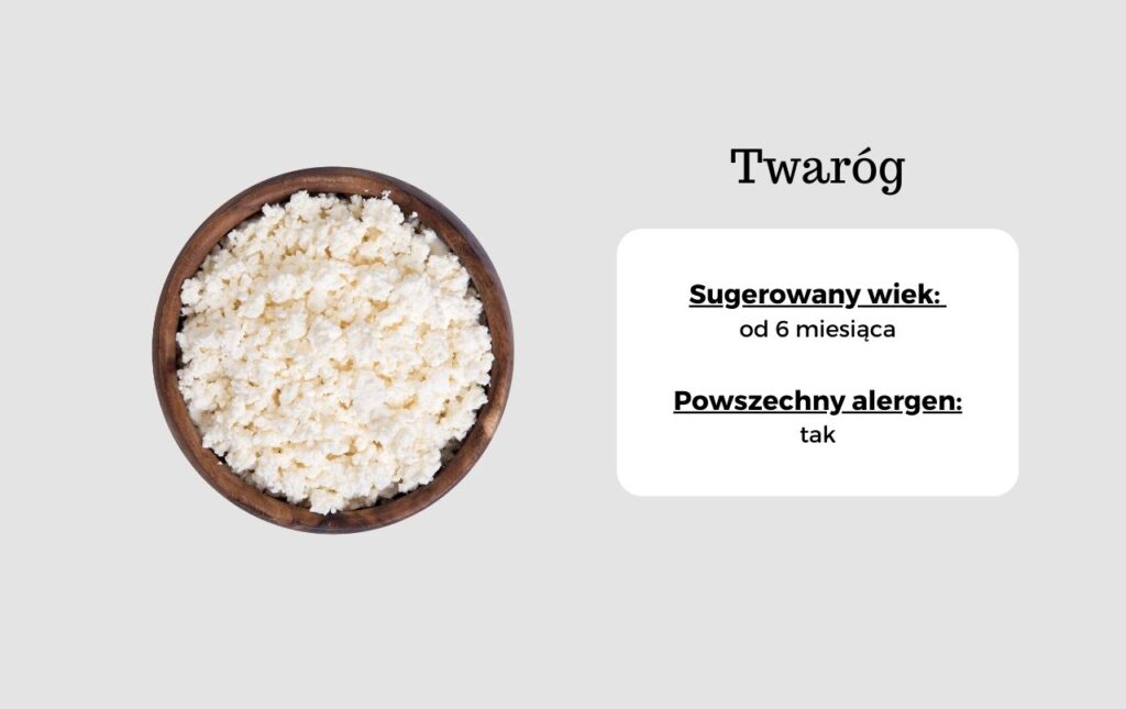 twaróg dla niemowlaka od kiedy